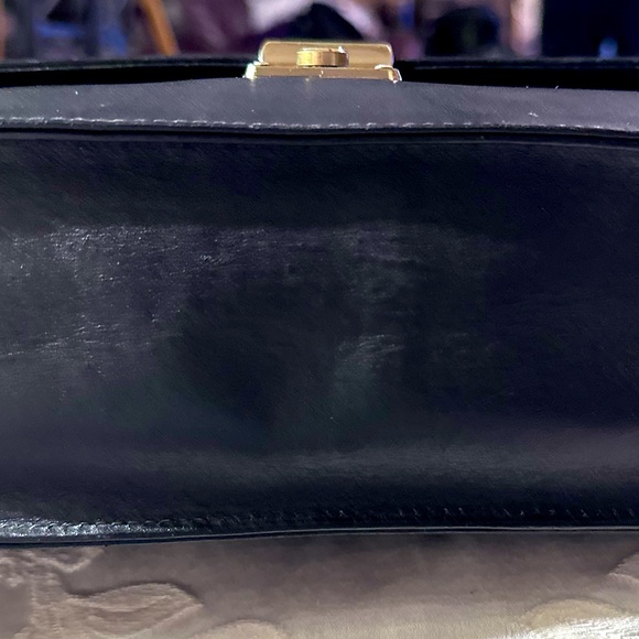 Dunhill Leather Combination Lock Crossbody Messenger bag w wristlet and handle - Picture 12 of 14